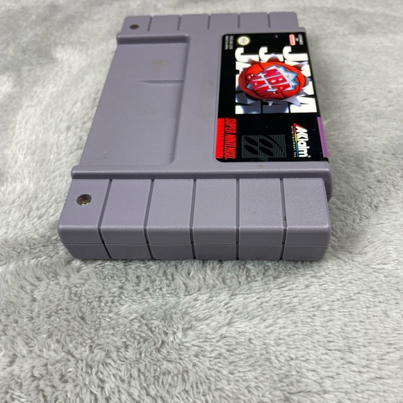 NBA Jam Super Nintendo SNES Authentic Original Tested Vintage Video Game CIB - Picture 6 of 12